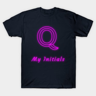 Letter Q Letter Art T-Shirt